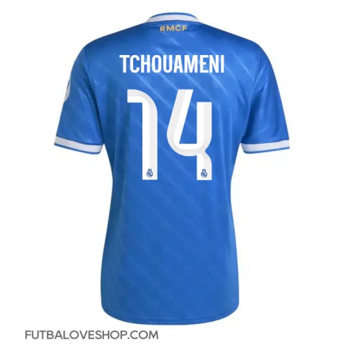 Dres Real Madrid Aurelien Tchouameni #14 Tretina 2025-26 Krátky Rukáv